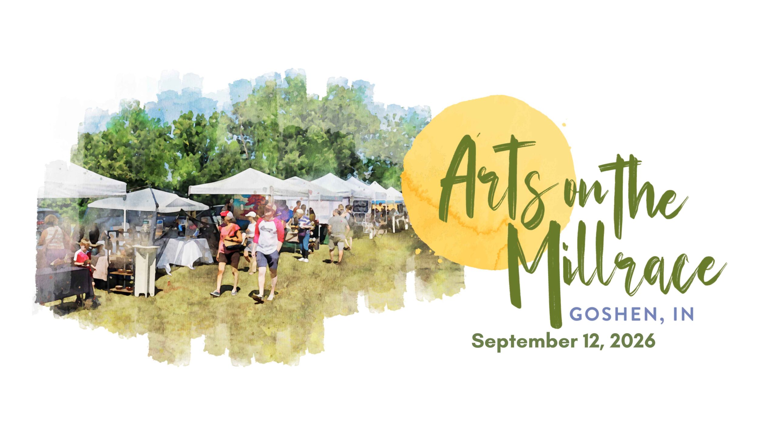 AotM26 Logo Arts on the Millrace 2023, Goshen, Indiana